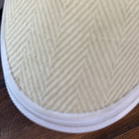 Vans Cream Slip-On Sneakers - Picture 2 of 6